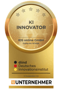 Award Ceremony: AI Innovator Award for IDS.online, presented by the German Innovation Institute