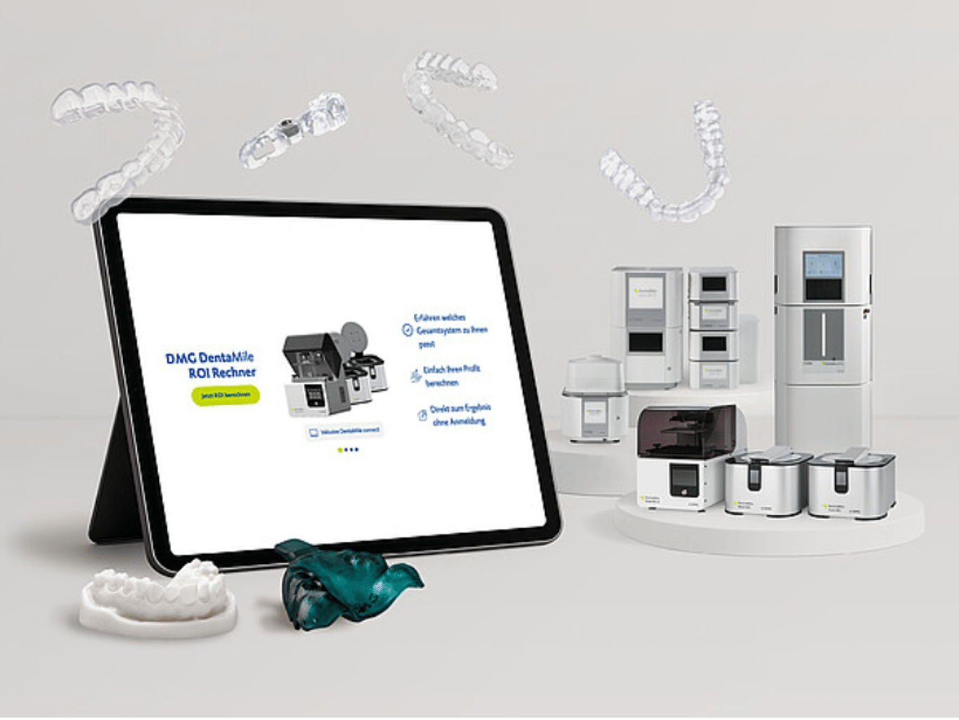 DMG DentaMile ROI Rechner: dentalen 3D-Druck belastbar bewerten von DMG - Chemisch-Pharmazeutische Fabrik GmbH