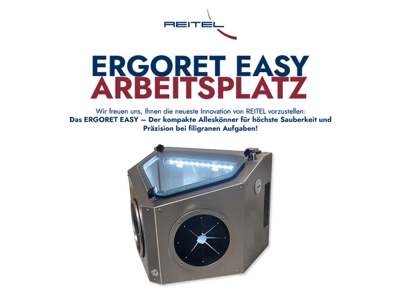 Kompakt, sauber, effizient: Der neue REITEL ERGORET Easy! von REITEL Feinwerktechnik GmbH