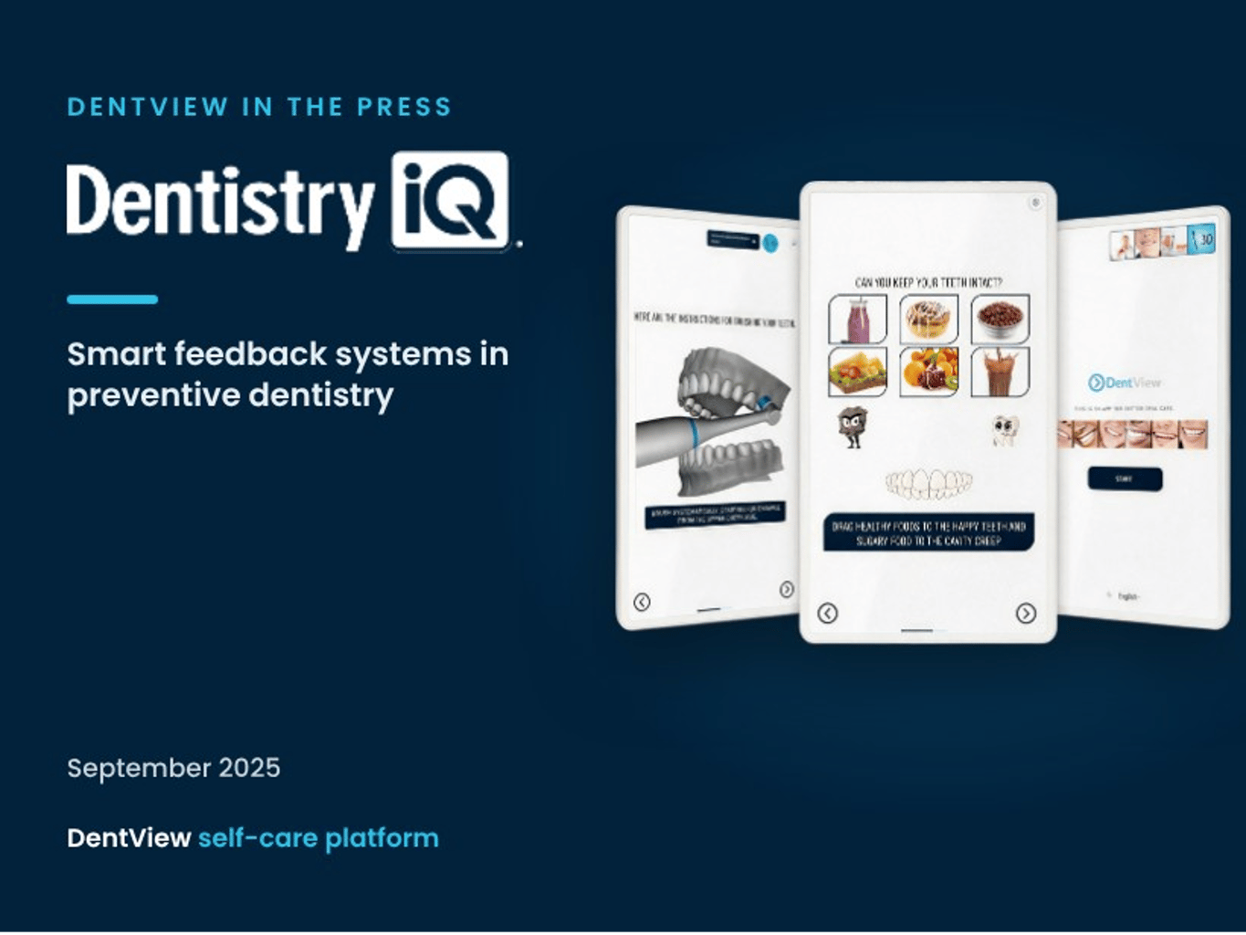 DentistryIQ: Intelligente Feedback-Systeme in der präventiven Zahnmedizin von DentView Oy
