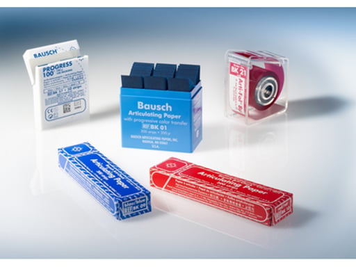 Bausch Articulating Paper 200µm, 100µm, Arti-Check 40µm and Arti-Fol 8µm – Dr. Jean Bausch GmbH & Co. KG