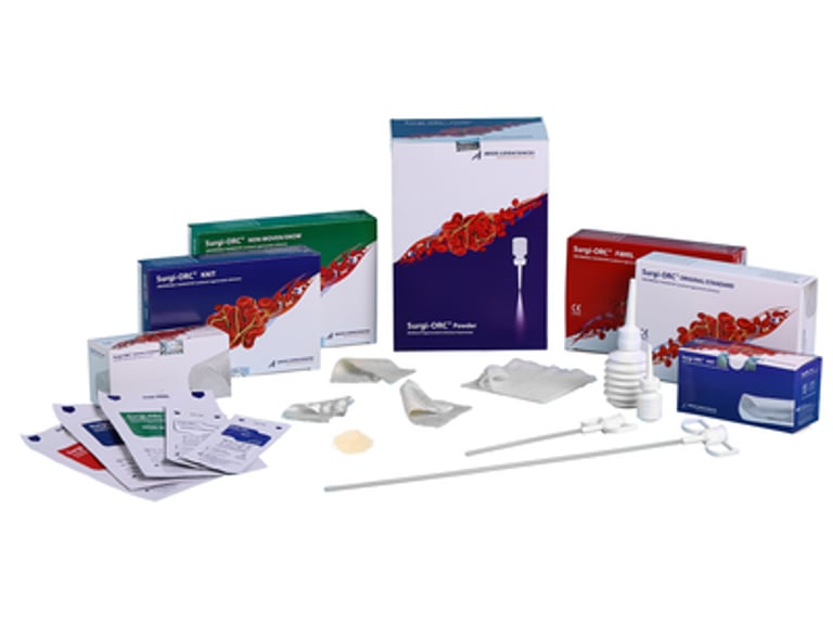 Absorbable Oxidized Regenerated Cellulose - Surgi-ORC® Haemostat/Hemostat von Aegis Lifesciences Pvt Ltd